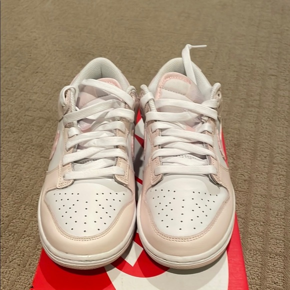Nike Shoes - Nike White and Light Pink Athletic Shoes